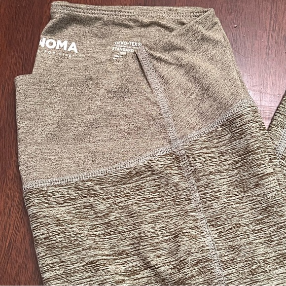 Sonoma Heather Green Leggings With Side Pockets - Picture 4 of 7